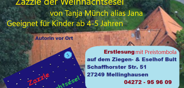 3. Advent 2025: Buchveröffentlichung „Zazzle der Weihnachtsesel“